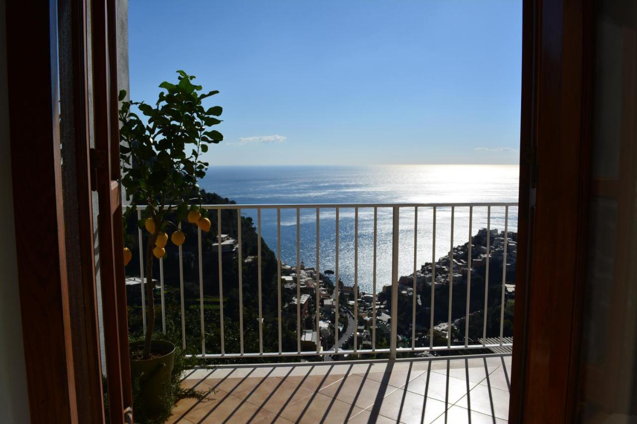 Casa Rossia Breathtaking Sea View Apartment In Позитано Екстериор снимка